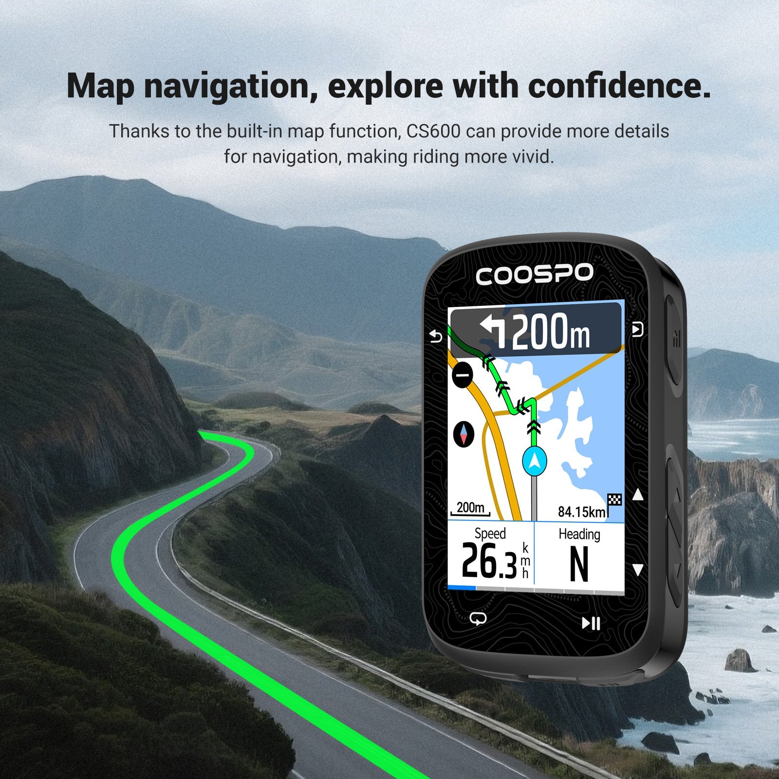 GPS RealRoad CS600 - COOSPO